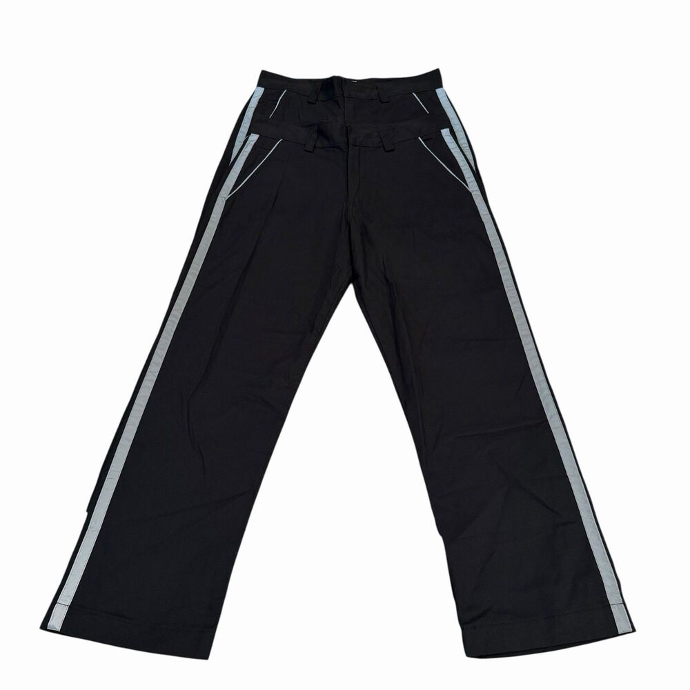(2) Tesla Employee Work Pants Mens 32x30 Black Reflective Strip Uniform Motors